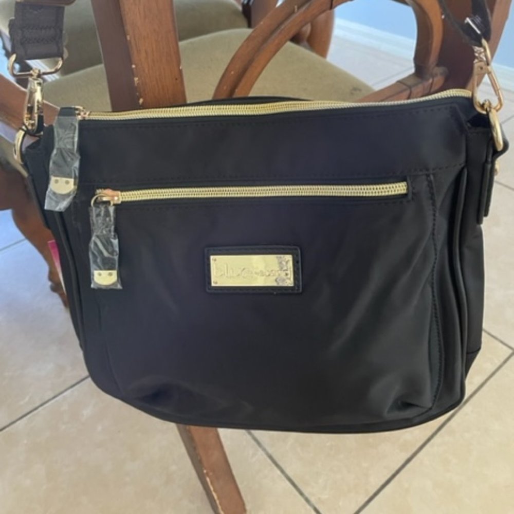 NWT Bosisio Parini Black Italy Design Shoulder/Crossbody Bag Purse Handbag - Picture 3 of 12